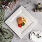 Тарелка 29*29 см h3 см квадратная белая фарфор P.L. Proff Cuisine [6]