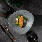 Салатник 600 мл 26,5*24,3 см h5,8 см глазурь Glossy Stone Untouched Taiga P.L. Proff Cuisine [1]