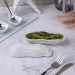 Блюдо для подачи 15*5,9 см h7/3,5 см 130 мл с крышкой Groundnut Gray Frutti di Mare P.L. [1]