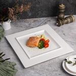 Тарелка 30*30 см h1,5 см квадратная белая фарфор P.L. Proff Cuisine [6]