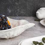 Салатник 2400 мл 50*30 см h8 см овальный Oyster белый фарфор P.L. Proff Cuisine [1]