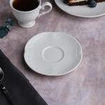 Кофейная пара 100 мл белая d 6,8 см h6 см Aristocrat Noble [6]