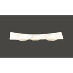 Тарелка RAK Porcelain Mazza прямоугольная, 3 секции, 32*9,5 см