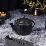 Чайник 750 мл d 12,5 см h9 см с ситом Black Raw Stellar P.L. Proff Cuisine [1]