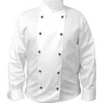 Куртка поварская Chef XL с длинным рукавом и черными пуклями, состав: 65% полиэстер, 35%