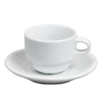 Кофейная пара 90 мл белая d 6,7 см h5 см фарфор Glory Eco Stackable P.L. Proff Cuisine [4]