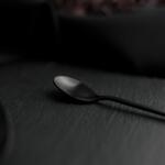 Ложка кофейная 11,5 см матовая черный цвет Black Sapporo PVD P.L. - Davinci [12]