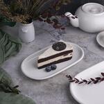 Блюдо овальное 22,5*12,3 см h2,1 см для подачи белое фарфор NEW P.L. Proff Cuisine [10]