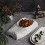 Блюдо прямоугольное 31*19,5 см h4,5 см 450 мл Oyster белое фарфор P.L. Proff Cuisine [3]