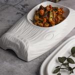 Блюдо прямоугольное 31*19,5 см h4,5 см 450 мл Oyster белое фарфор P.L. Proff Cuisine [3]