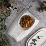 Блюдо прямоугольное 31*19,5 см h4,5 см 450 мл Oyster белое фарфор P.L. Proff Cuisine [3]