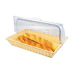 Корзина для хлеба и выкладки 53*33 см h9 см с откидной Roll-top крышкой ротанг SUNNEX