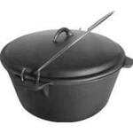 Казан котел 10 л чугун с крышкой черный ИНДУКЦИЯ P.L. Proff Cuisine