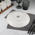 Тарелка d 25,5 см h3 см с широкими полями белая фарфор P.L. Proff Cuisine [6]
