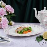 Блюдо овальное 34*27 cм h2,5 см La Vie En Rose Noble [1]