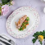Блюдо овальное 34*27 cм h2,5 см La Vie En Rose Noble [1]