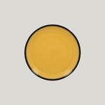 Тарелка круглая RAK Porcelain LEA Yellow 18 см (желтый цвет)