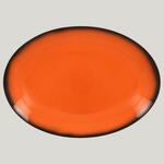 Блюдо овальное RAK Porcelain LEA Orange 32 см (оранжевый цвет)