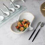 Салатник 325 мл 24,5*16 см h7 см Gray Shell Frutti di Mare P.L. [1]