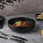 Салатник  950 мл d 20 см h5,5 cм Black Raw Wood P.L. Proff Cuisine [6]