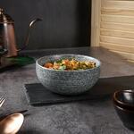 Салатник  560 мл d 14,5 см h6,6 см глазурь Glossy Stone Untouched Taiga P.L. Proff Cuisine [1]