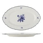 Блюдо овальное 25,2*16,1 см h2,1 см Blue Flower P.L. Proff Cuisine [1]