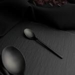 Ложка чайная 14 см матовая черный цвет Black Sapporo PVD P.L. - Davinci [12]