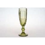 Бокал-флюте для шампанского 150 мл набор 6 шт. зеленый d 6 см h20 см Green Glass P.L.BarWare [1]
