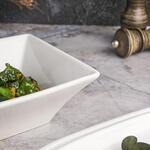 Салатник  500 мл 14,6*14,6 см h6,5 см квадратный белый фарфор P.L. Proff Cuisine [6]