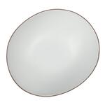 Салатник 800 мл 24*20,7 cм h8 cм White Matt New Brown Taiga P.L. [3]
