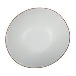 Салатник 600 мл 20,9*18,7 cм h6,5 cм White Matt New Brown Taiga P.L. [3]