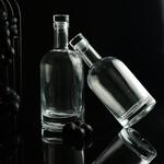 Бутылка графин 0,375 л "Bottle" стекло со стекл. пробкой d 7,7 см h19 см P.L.