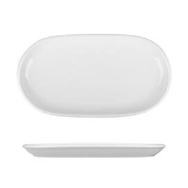 Блюдо овальное 22,5*12,3 см h2,1 см для подачи белое фарфор NEW P.L. Proff Cuisine [10]
