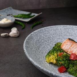 Салатник 1000 мл d 23,2 см h6 см Stone Untouched Taiga P.L. Proff Cuisine [1]