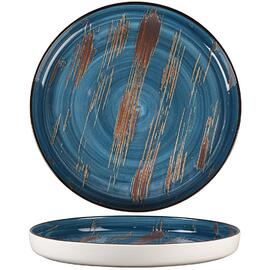 Тарелка с бортом Texture Dark Blue Lines 28 см, h 3,1 см, P.L. Proff Cuisine [1]