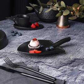 Блюдо "Лопата" 24*13*4 см черное Black Raw Stellar P.L. Proff Cuisine [1]