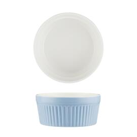 Салатник соусник для подачи 400 мл d 12 см h5,5 см круглый голубой Рамекин фарфор P.L. [6]
