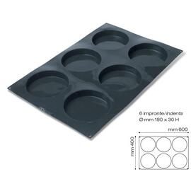 Форма кондитерская Pavoni 40*60 см, силикон, р-р ячейки: d 180 мм, h 30 мм, Италия