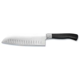 Нож японский поварской 18 см Сантоку кованый Elite черная ручка P.L. Proff Cuisine