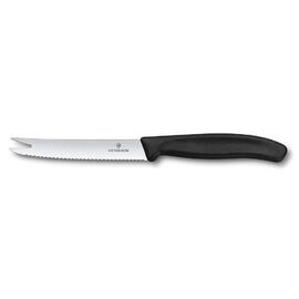 Нож барный Victorinox для мягких сыров 11 см, волнистое лезвие