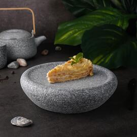 Блюдо круглое d 23,2 см h6,7 см Stone Untouched Taiga P.L. Proff Cuisine [1]