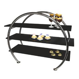 Подставка фуршетная этажерка 3 яруса 69*20 см h69 см нерж/акрил P.L. Hotelware