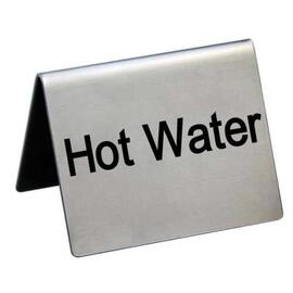 Табличка "Hot Water" 5*4 см, сталь, P.L. Proff Cuisine