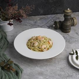 Тарелка глубокая 250 мл d 24 см h5 см для пасты, для супа белая фарфор P.L. Proff Cuisine [3]