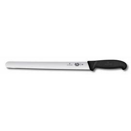 Нож для нарезки ломтиками 30 см черная фиброкс ручка Victorinox Fibrox