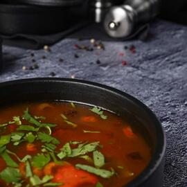Салатник 500 мл d 15 см h5,5 см Smooth Black Raw Stellar P.L. Proff Cuisine [6]