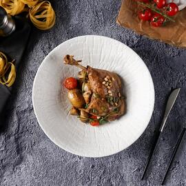 Салатник 1300 мл d 25 см h6,8 cм White Raw Wood P.L. Proff Cuisine [3]