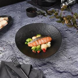 Салатник 800 мл 25,5*23 см h5 см Wave Up Black Raw Stellar P.L. Proff Cuisine [1]