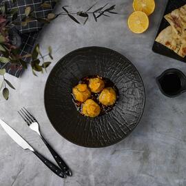Салатник 1000 мл d 24 см h5,5 см Black Raw Wood P.L. Proff Cuisine [4]
