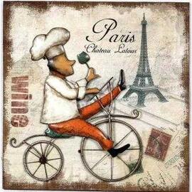 Картина "Paris" 50*50*4,5 см, P.L. Proff Cuisine